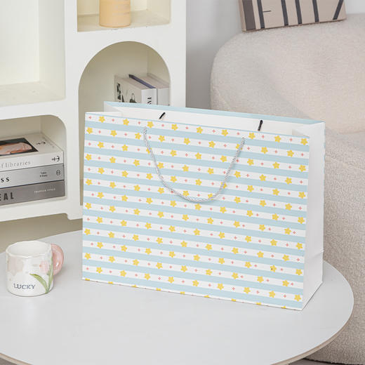 高级感清新蓝色大号手提礼袋-纪念日百货门店同款167843747 商品图4