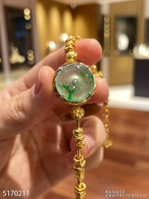 5170211，平安扣手链。具体价格微信咨询 商品图2