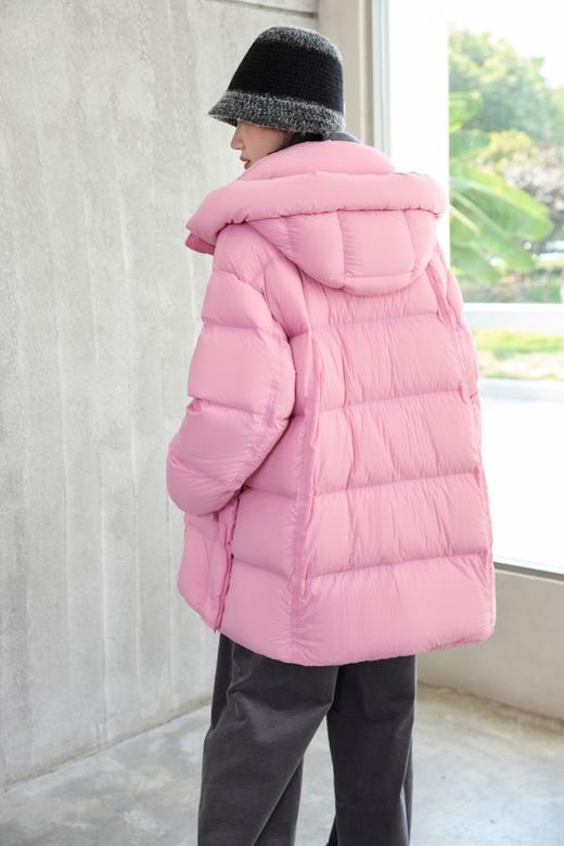 SIA SAYLOR 粉色减龄时尚连帽羽绒服外套 21119 商品图5