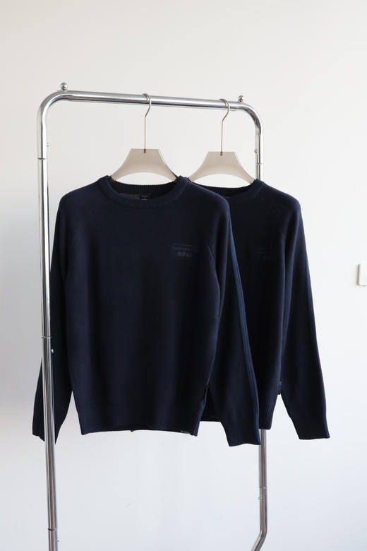 B0ss 保SHI捷联名 羊毛混纺 圆领针织毛衣 MY143 商品图2