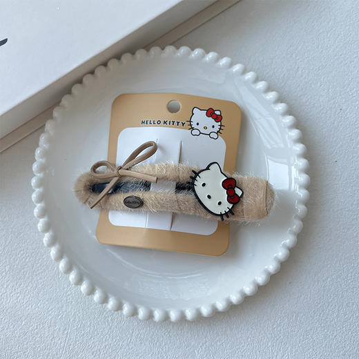 秋冬佩戴蓬松柔软绒绒KT懒人夹-纪念日百货门店同款167749267 商品图3