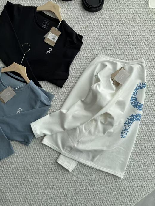 D112563男士背后超大印花加绒磨毛保暖长袖tee打底衫 商品图2