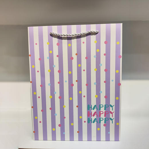 高级感条纹元素卡通手提中号礼袋-纪念日百货门店同款167901661 商品图3