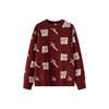 森马张仁华非遗联名毛衫男春季提花针织衫宽松套头圆领情侣款毛衣 商品缩略图4