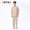 都市丽人男士睡衣家居服短袖长裤梭织棉套装FHC0B4 商品缩略图2