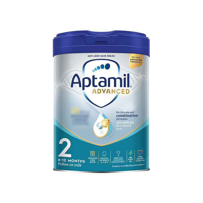 【新版】英国Aptamil爱他美婴幼儿配方奶粉白金版2段800g（27年6月）