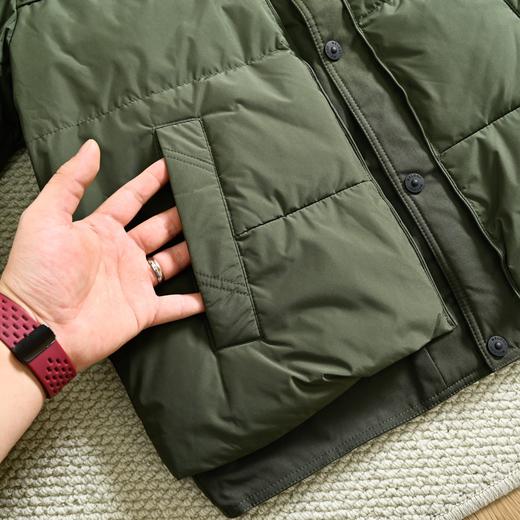 D112514冬季新款简约纯色夹克翻领羽绒服案款 商品图10