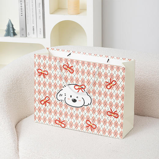 【礼物季】卡通苹果小狗元素大号手提礼袋-纪念日百货门店同款167843763 商品图4