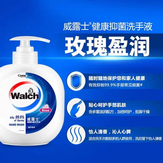 华西20251119-威露士健康抑菌洗手液倍护滋润480ml(玫瑰)/一瓶 商品图3