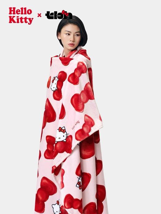 D112537二合一法兰绒抱枕毛毯黑皮豹纹组合毯靠垫 商品图4