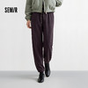 森马休闲裤女冬摇粒绒抗静电宽松分割束脚长裤2025新款运动风卫裤 商品缩略图1