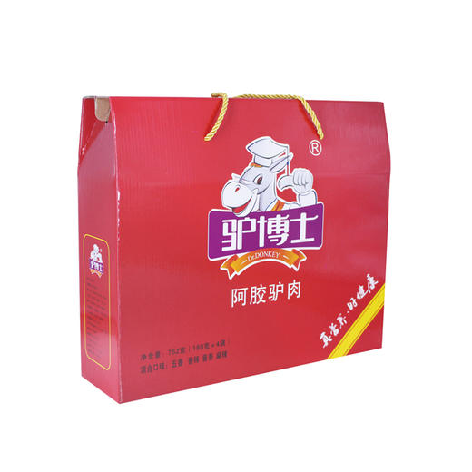 【自营】驴博士阿胶驴肉188克*4袋 商品图0