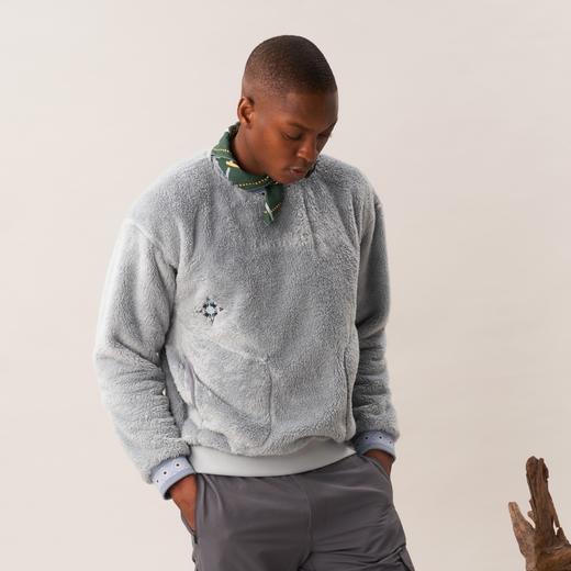 SPEY抓绒服圆领卫衣户外保暖百搭外套男女同款UPPERVOID二普纬度 商品图2