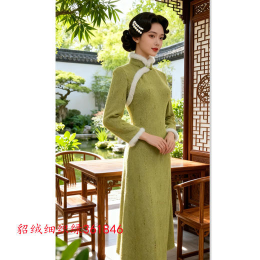 现代时尚改良新中式，年轻少女款日常A版旗袍GX-361846 商品图2