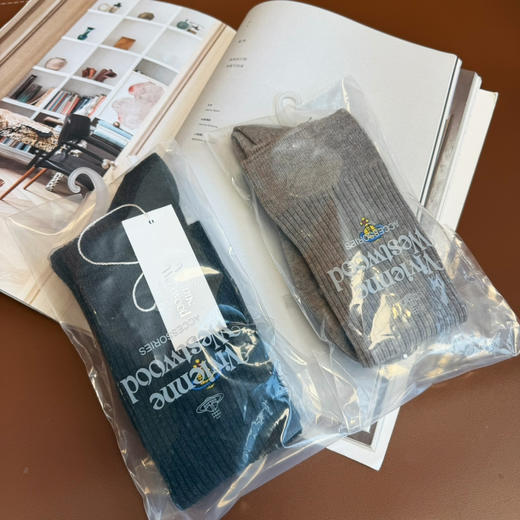 2511402    西太后🪐 中筒羊毛袜 （2色 一组） 商品图1