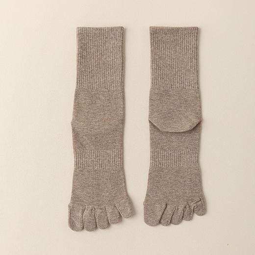 【YW】无忧购35元5件五指袜子女士棉秋冬季中筒袜抗菌防脚臭长筒脚趾袜女长袜分趾袜（截单后3-5天发货) 商品图7