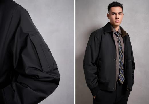 G2000男装FW25商场新款【防泼水】休闲剪裁夹克外套58182034 商品图6