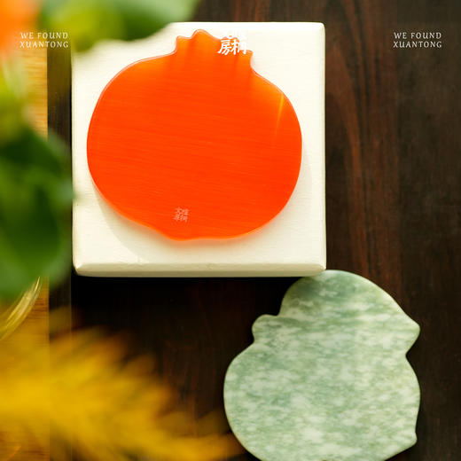 暄桐文房 璞润 天然石垫板 盖章板 第三辑 商品图3