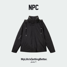 NPC潮牌【三防】90%鸭绒连帽羽绒服无缝方箱羽绒服保暖冬季NP5ADJ13