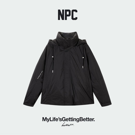 NPC潮牌【三防】90%鸭绒连帽羽绒服无缝方箱羽绒服保暖冬季NP5ADJ13 商品图0