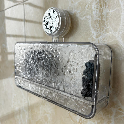 【巨好用的一款肥皂收纳盒】巨贵的肥皂再也不那么容易被泡烂了 吸盘肥皂盒壁挂式免打孔香皂盒子2025新款卫生间肥皂沥水盒置物架 商品图9