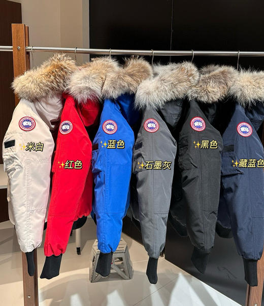 大鹅𝐂𝐡𝐢𝐥𝐥𝐢𝐰𝐚𝐤𝐞派克羽绒服飞行夹克羽绒服112402 商品图1