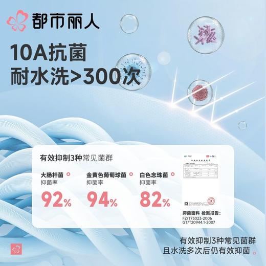 都市丽人男士内裤60S木莱尔平角裤明筋人棉平角FKCC03 商品图5