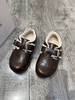 D112507内增高皮U毛一体加绒勃肯鞋女冬季新款复古乐福鞋 商品缩略图2