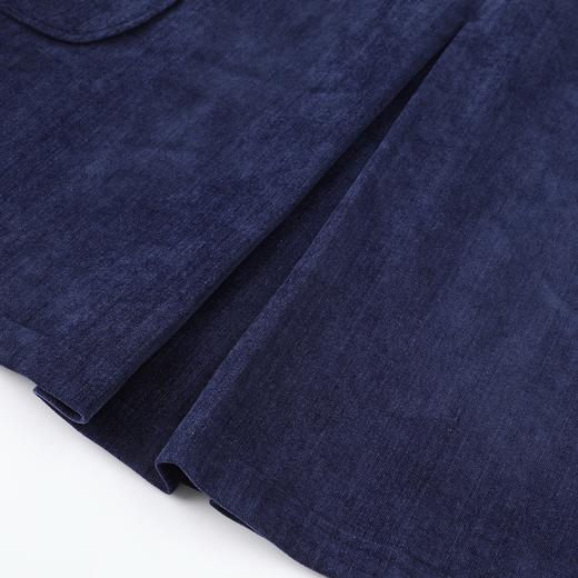 D112523蓝色灯芯绒工装裙半身裙半裙25秋冬季叠穿搭女长裙a字裙 商品图12