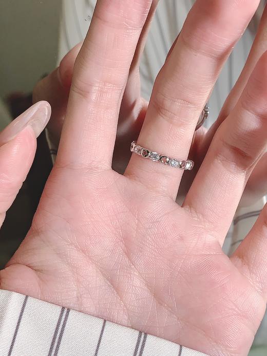 卡蒂罗KADER 招财女戒 新中式925银钱币与圆锆相接财运环绕简约百搭原创设计可调节戒#好运 商品图10