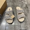 D112506吐司厚底毛毛勃肯鞋女2025冬季新款可外穿拖鞋子 商品缩略图5