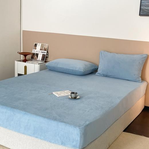 【超柔牛奶绒床笠】牛奶绒床笠秋冬保暖加厚230g超柔绒布单品床笠 商品图9