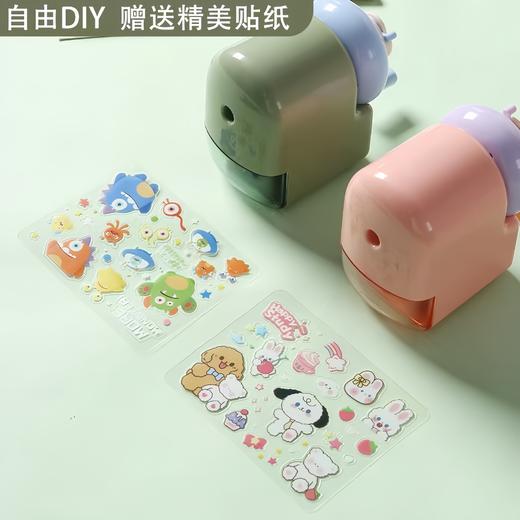 APS906R9晨光卷笔刀小学生儿童专用小型手摇5档可调美术生自动进铅（颜色随机） 商品图4