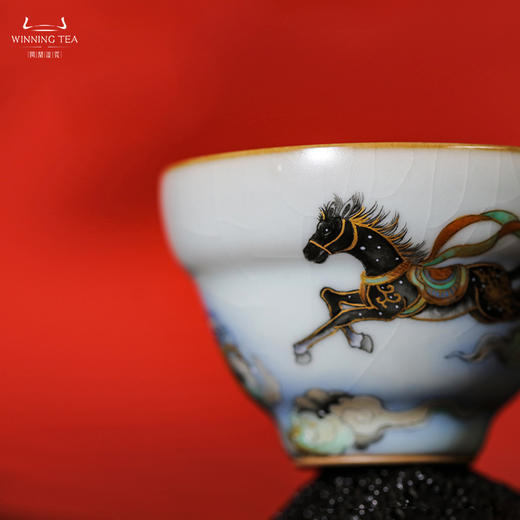 问鼎汝瓷一马当先（月白复刻款精工款木兰杯） 商品图4