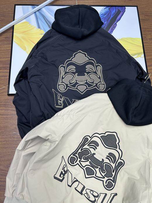 D112580假两件帽子不可拆25SS秋冬新款浮刺绣连帽棉衣夹克外套 商品图12