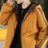 两面穿连帽棉服外套潮2025韩版时尚休闲减龄拼色棉衣 商品缩略图3