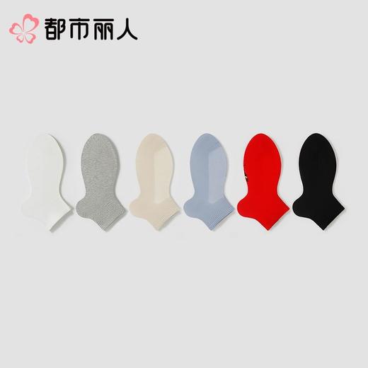 都市丽人男士袜类精梳棉常规袜短筒袜FCCZA4 商品图1