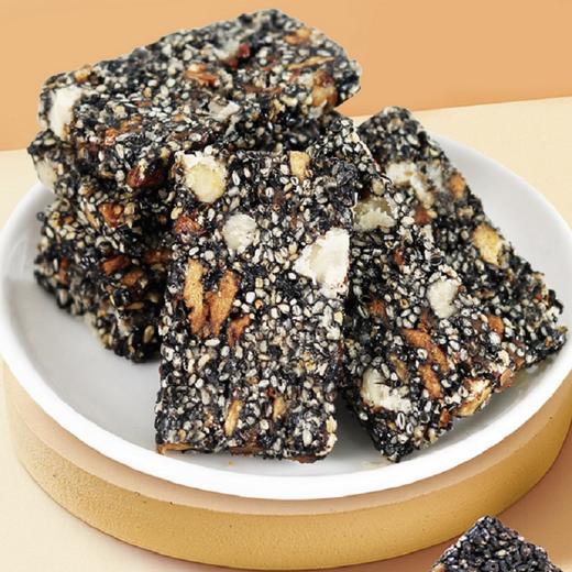 无油烘焙黑芝麻红枣核桃软糕30包 商品图0