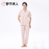 都市丽人女士睡衣纯棉单面家居服短袖长裤棉质套装LHC0A8 商品缩略图2