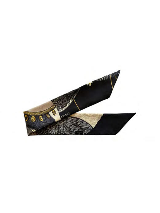 订购14周到｜AN-NEE-黑色 波西米亚4cm 腕巾［法国设计师］ 商品图0