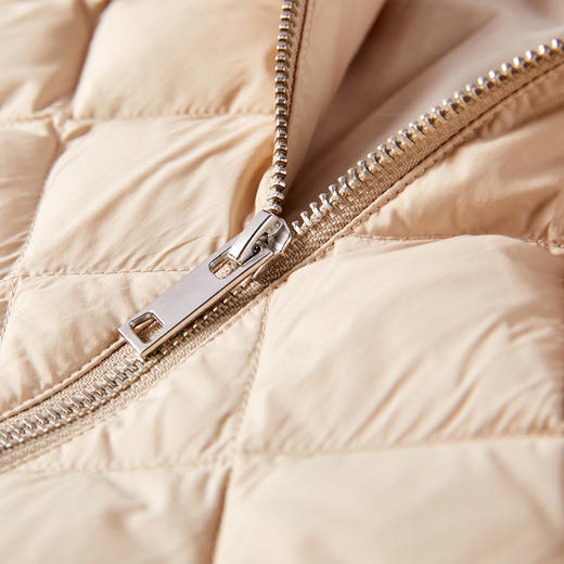 NPC撞色翻领菱格羽绒服90白鸭绒夹克保暖防风外套冬季NP5ADJ01 商品图2