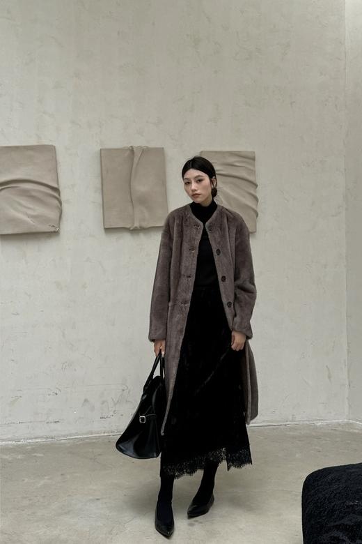 ELLA JADE 高级感时尚洋气皮草外套大衣 21278 商品图2