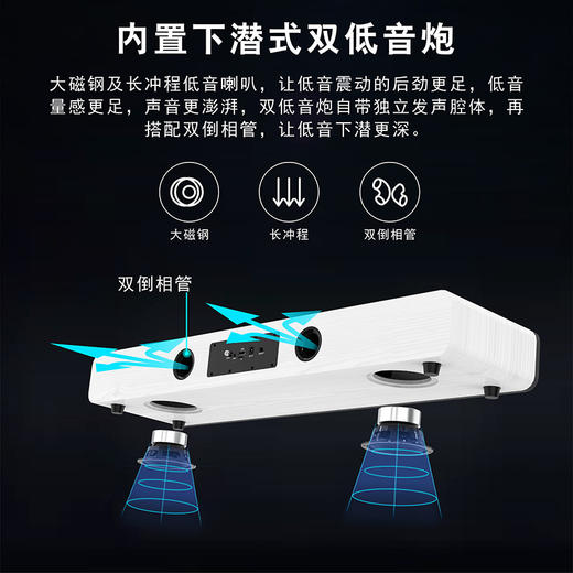 源头厂家立体环绕声霸木质回音壁音箱 3D家庭影院K歌音响（清货） 商品图2