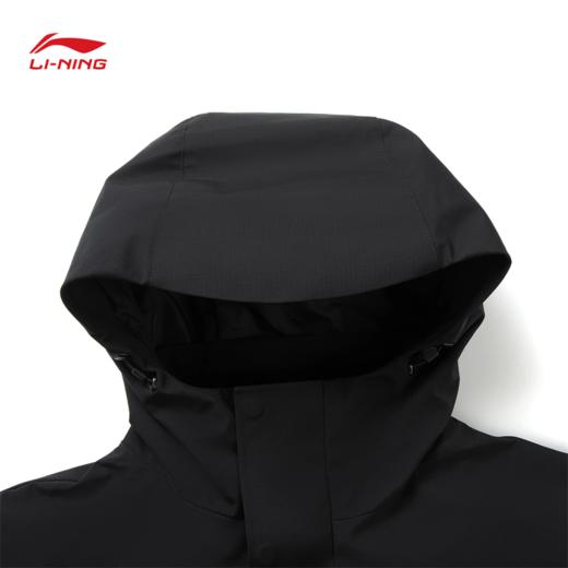 李宁户外CF溯｜珑壳外套三合一男子防泼水宽松三合一运动风衣套装AWBV091 商品图7