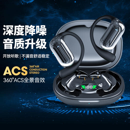 【QIANYOU  不入耳AI智能耳机】一对装，深度降噪的AI蓝牙耳机，立体环绕声，升级AI翻译功能，妙不可言的体验~【G】 商品图0