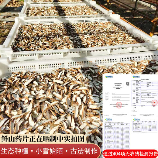 【山药片道地垆土怀山药】【六星推荐】正宗怀庆府垆土种植怀山药片，原生态原产地，无除草剂、无激素、无硫熏，拒通过404项无农残检测【港澳台西藏不售】 商品图13