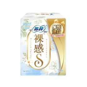 华西20251119-苏菲裸感S夜用卫生巾290 12片(十年特惠装)/一包