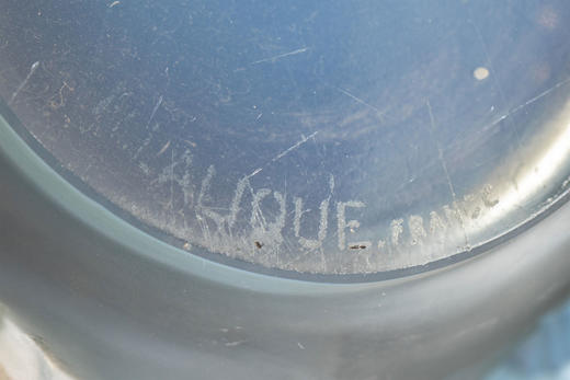 独角鹿西洋古董1930年法国出品「Saint François雀」欧泊水晶花瓶 商品图5