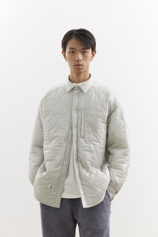 吃茶去chichaqu25秋冬新雪丽3M轻型保暖衬衫棉服双面穿绗缝 商品图3