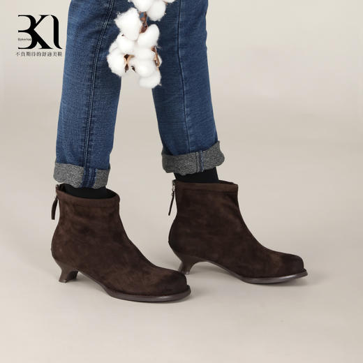 BAKERLOO女鞋圆头擦色小跟鞋HD212 商品图2